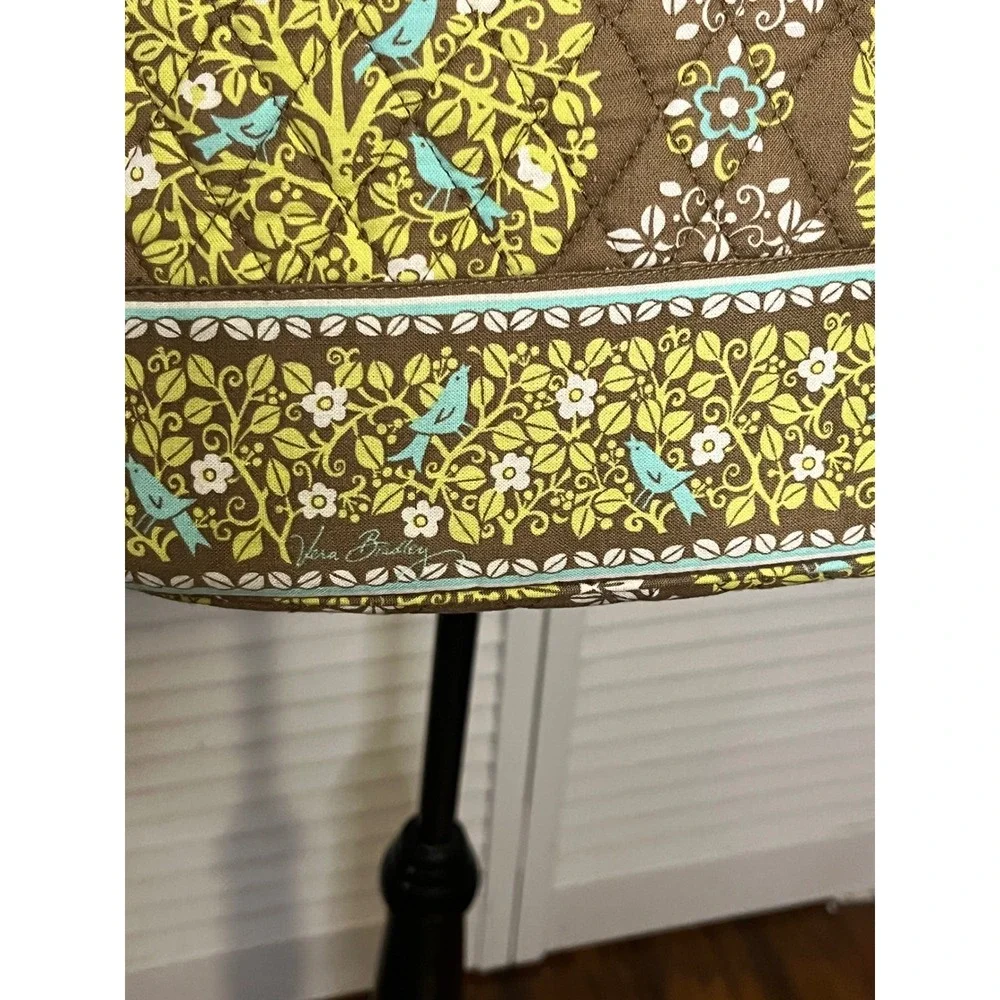 Vera Bradley Bluebird Sittin In A Tree Purse Shoulder Bag Cotton Purse‎ Quilted